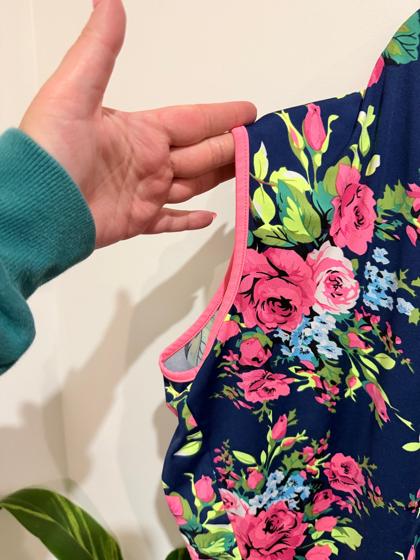 Charlo Floral Print Tunic Dress Size 16