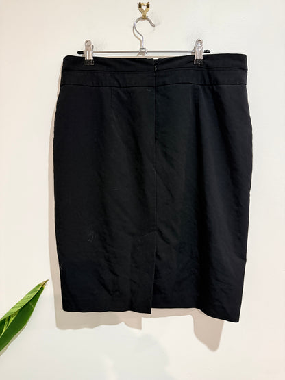 Oliver Black Knee-length Pencil Skirt Size 14