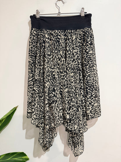 Brand Unknown Crepe Midi Skirt Size Waist 72cm