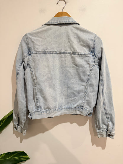 Fabric: Light-wash Denim Jacket Size 12