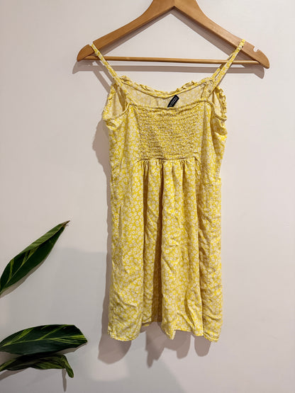 H & M Divided Floral Mini Dress Size 8