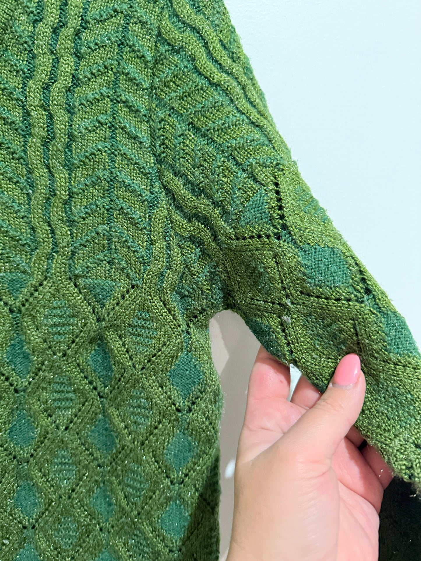 Preview Cable-knit Cardigan Size L