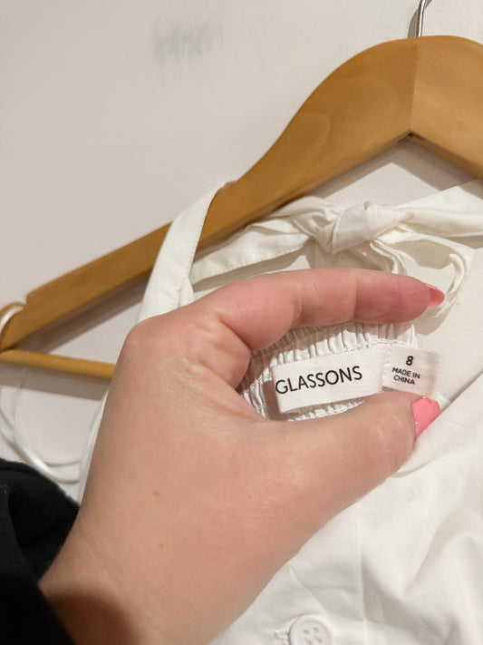 Glassons Halter Bubble Hem Mini Dress Size 8