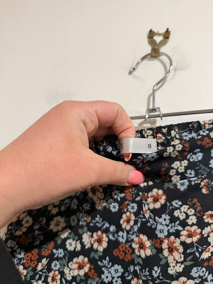 Spirit Floral Tiered Midi Dress Size 8