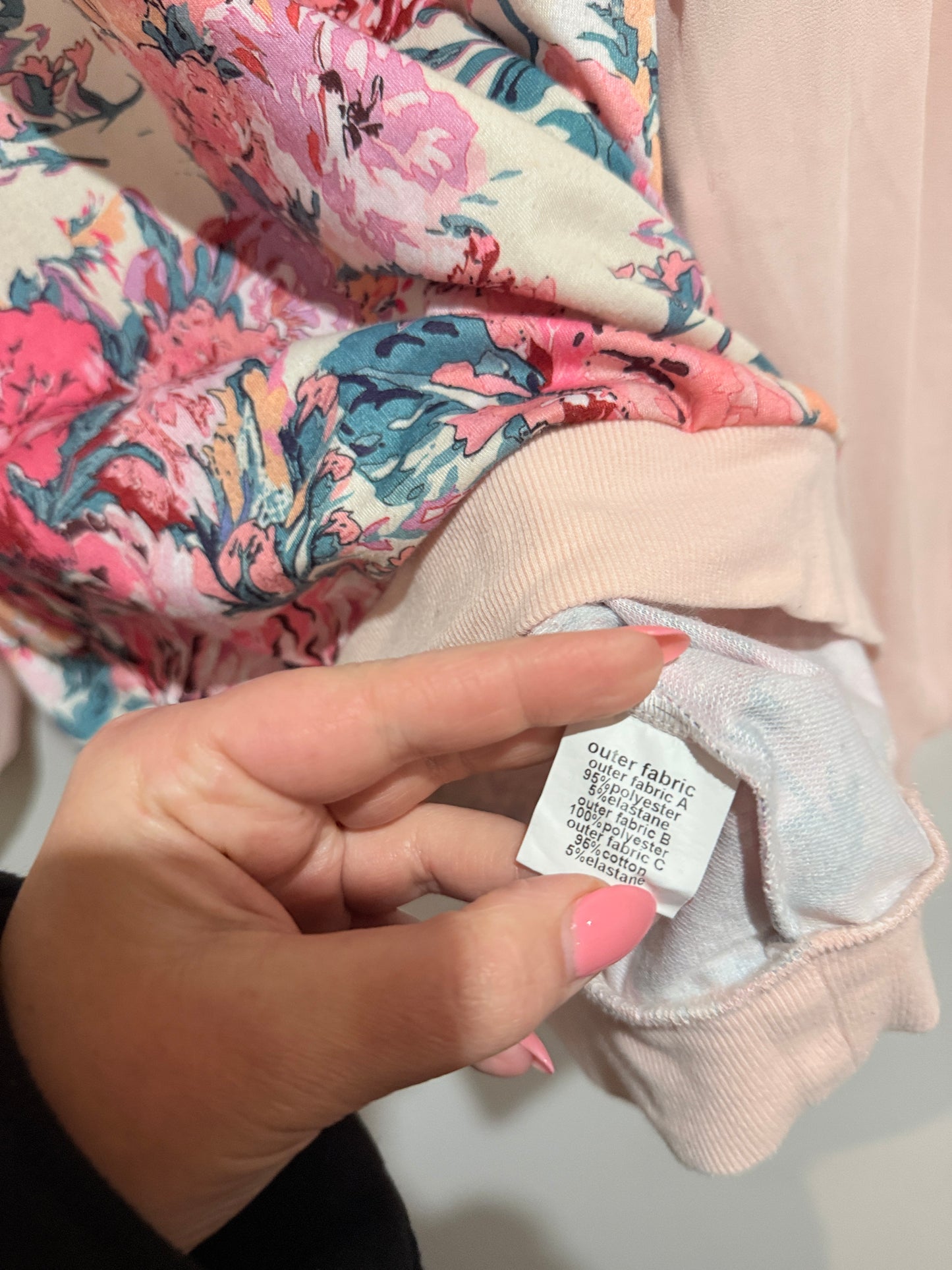 Charlo Floral Sweatshirt Size 8