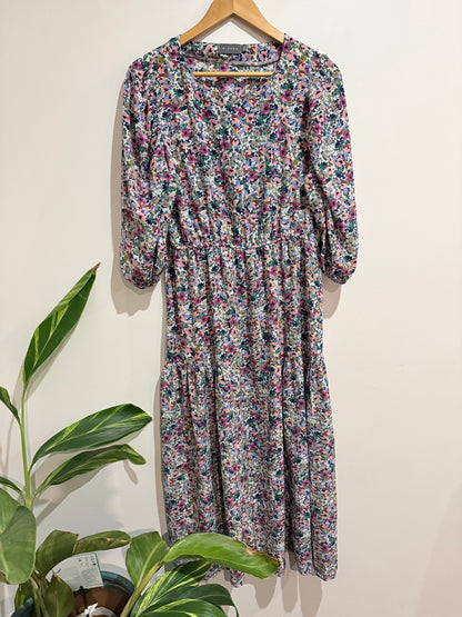 Mirrou Floral Maxi Dress Size 14