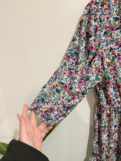 Mirrou Floral Maxi Dress Size 14