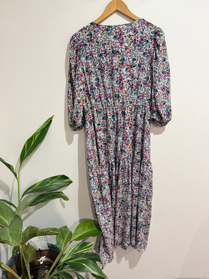 Mirrou Floral Maxi Dress Size 14