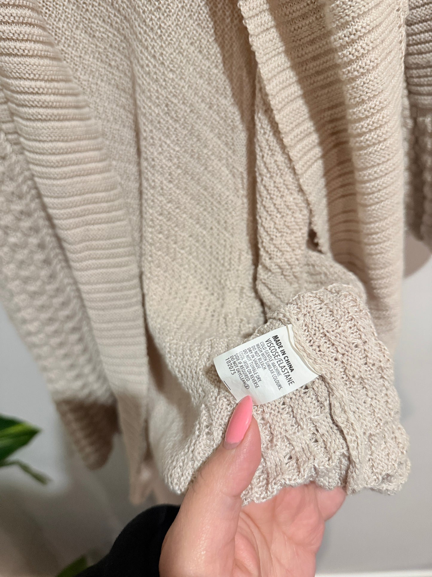 Now Chunky Knit Cardigan Size 12