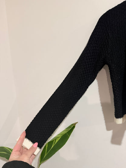 Chic A Booti Cropped Open-front Cardigan Size M