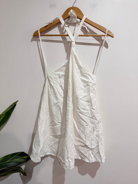 Bamboo Blonde Halter Mini Dress Size 8