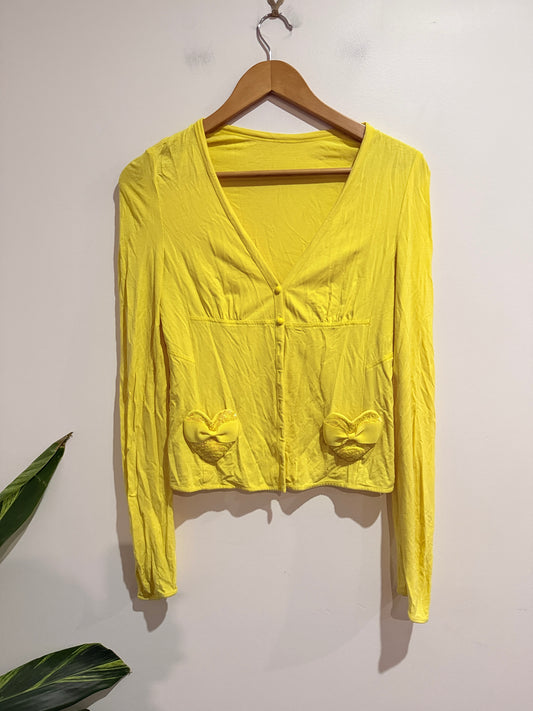 Brand Unknown Long-sleeve Cardigan Size U/Arm to U/Arm 42cm
