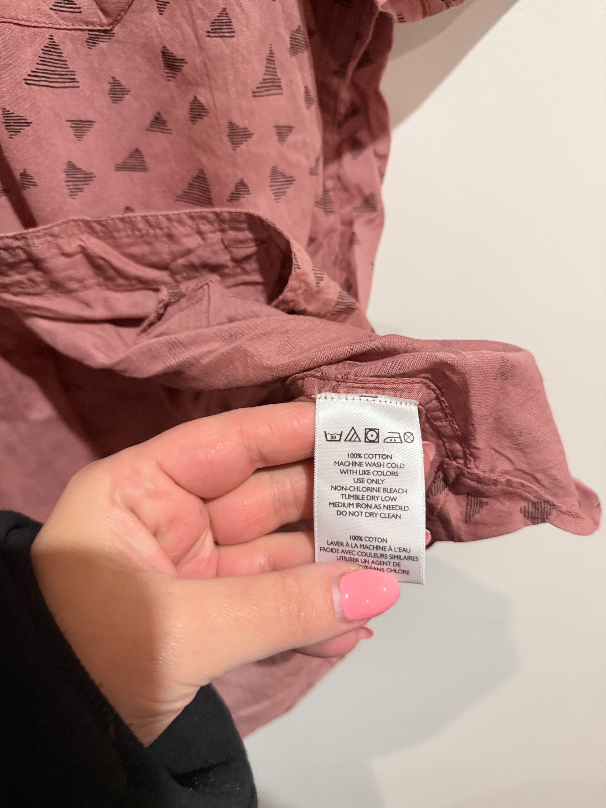 Koto Button-down Shirt Size M-M | U/Arm to U/Arm 55cm