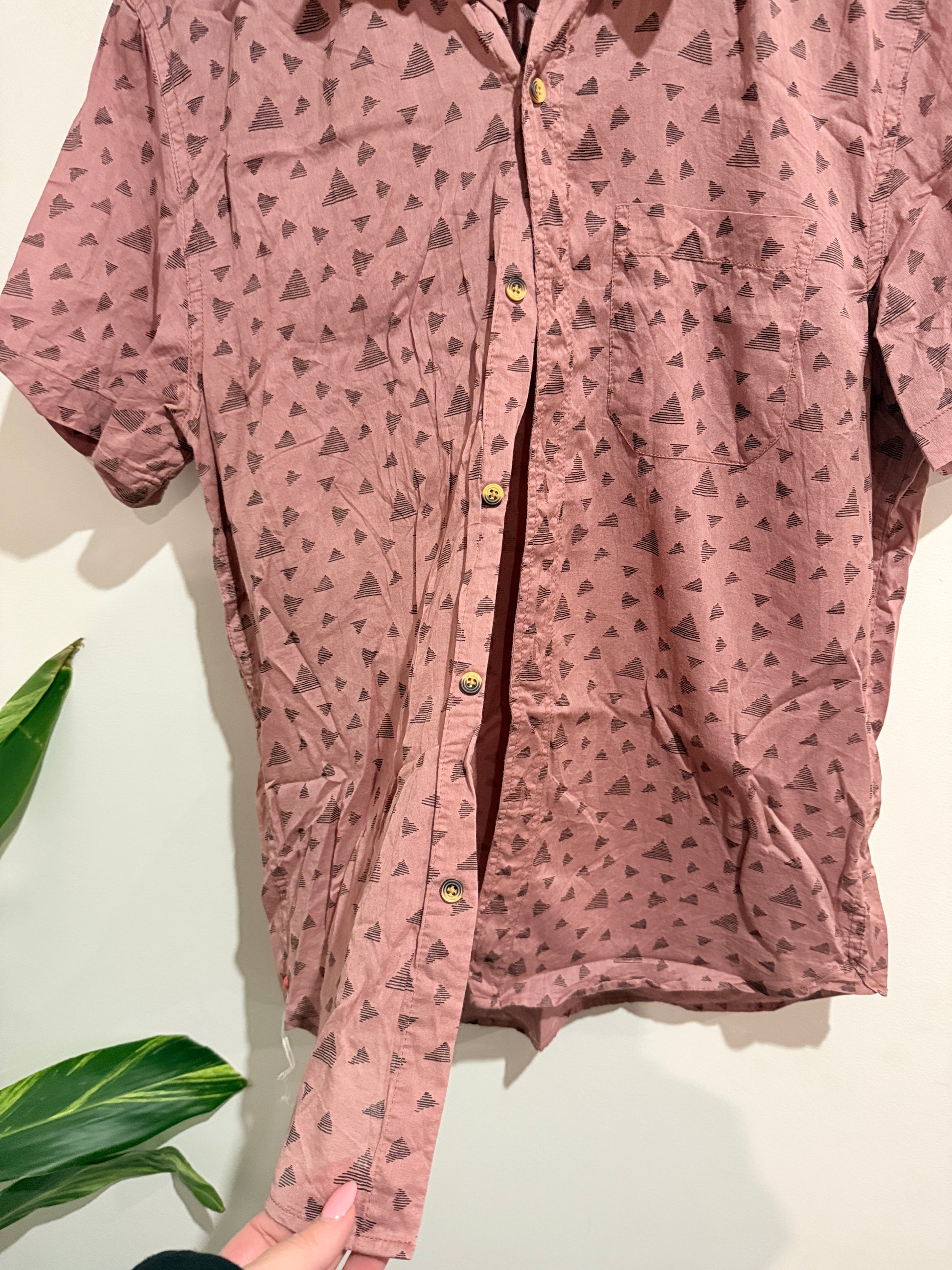 Koto Button-down Shirt Size M-M | U/Arm to U/Arm 55cm