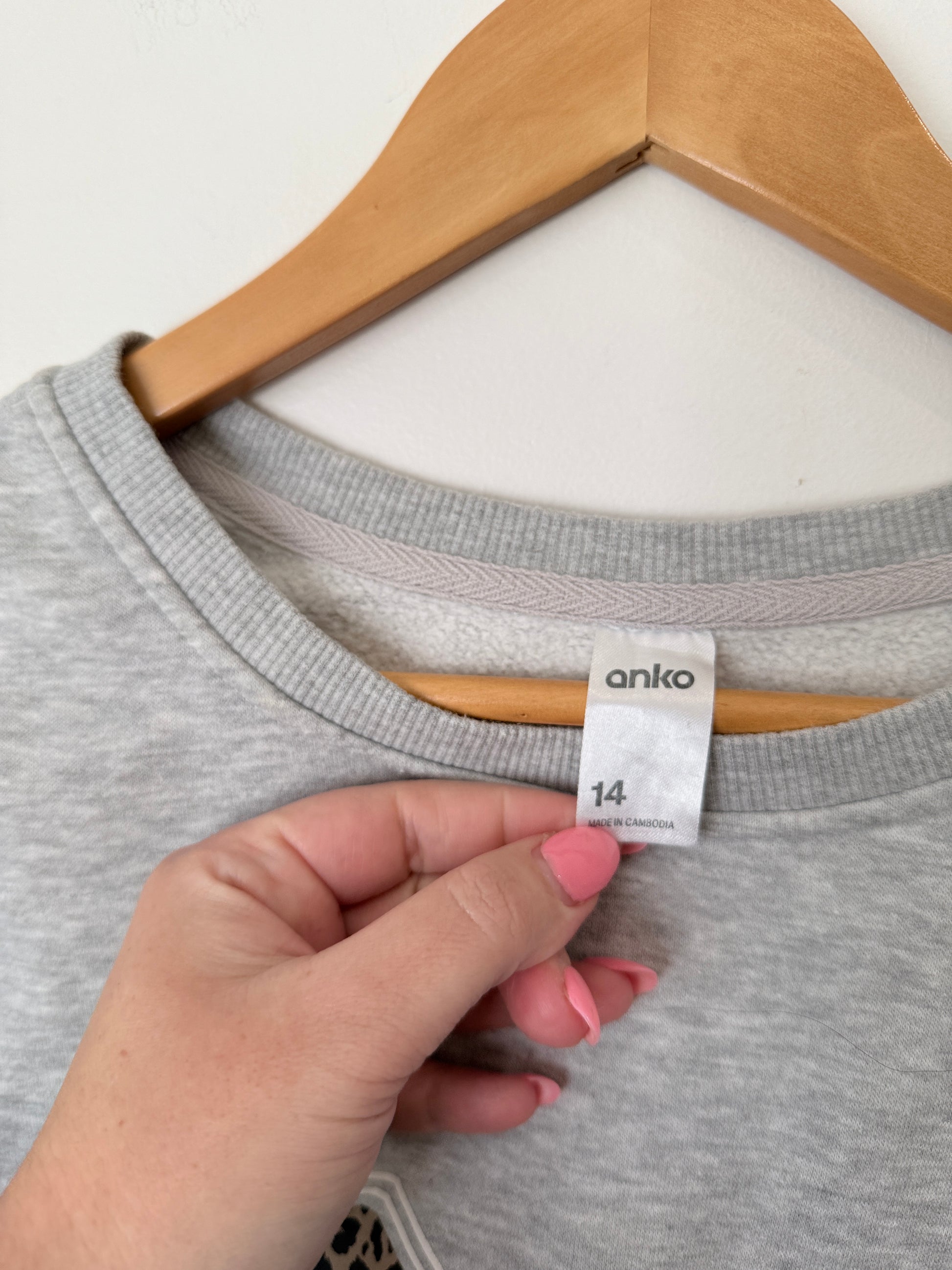 Anko Crewneck Sweatshirt Size 14
