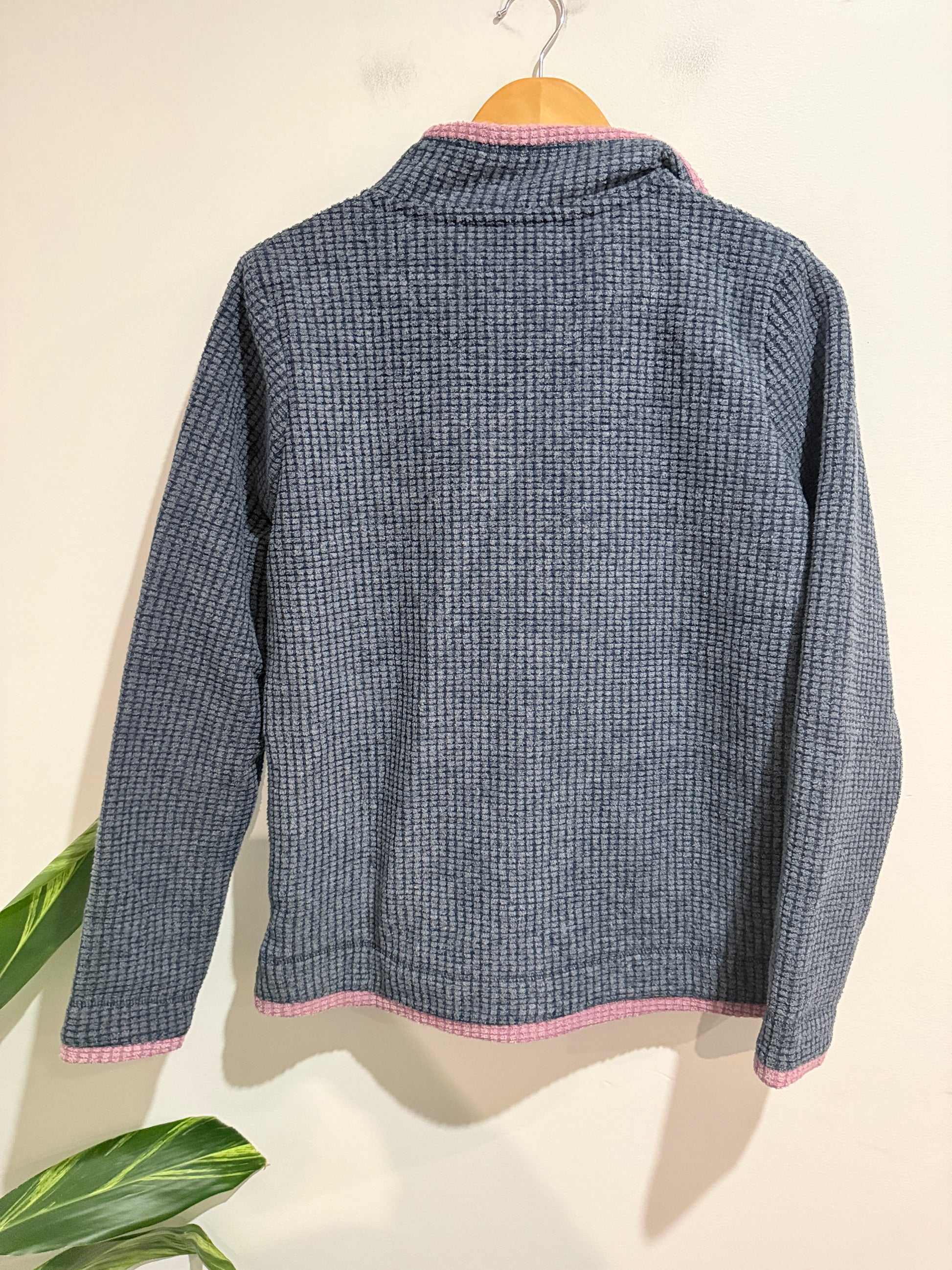 Weird Fish Full Zip Grid Fleece Size 12
