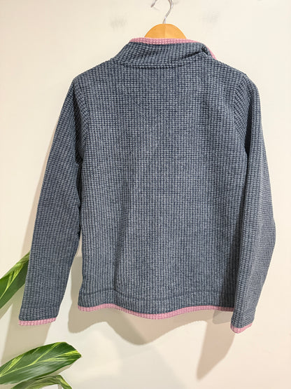 Weird Fish Full Zip Grid Fleece Size 12