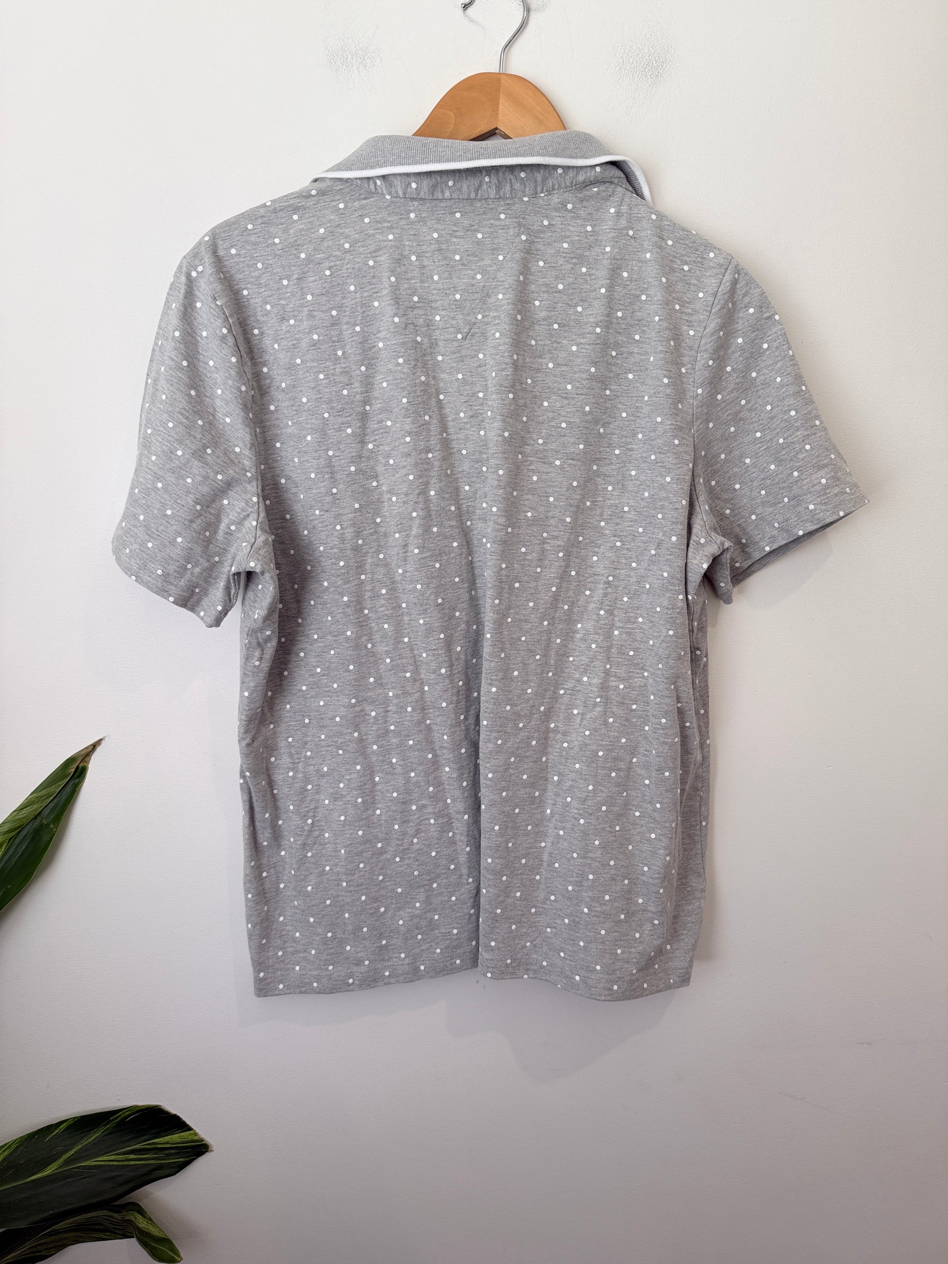 Capture Polka Dot Polo Shirt Size 10