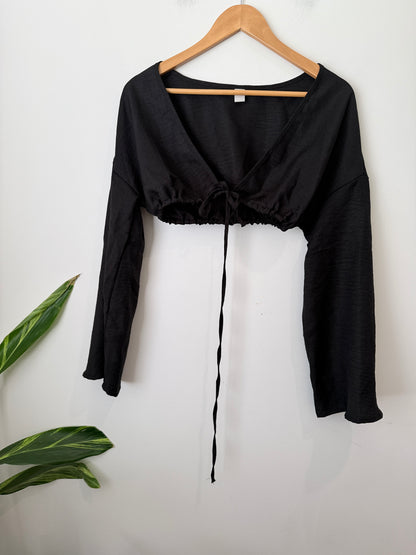 Musera Tie-front Crop Top Size S