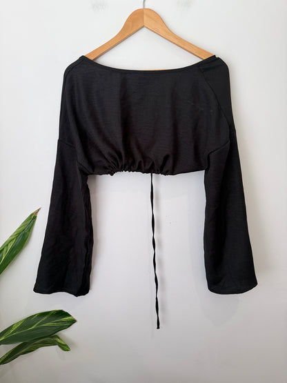 Musera Tie-front Crop Top Size S