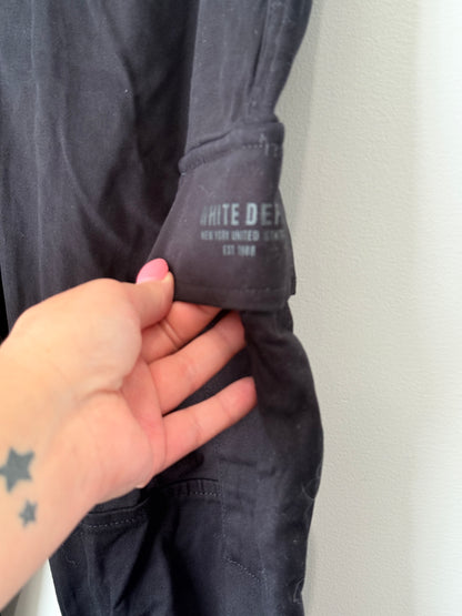 White Denim Kids Cargo Trousers