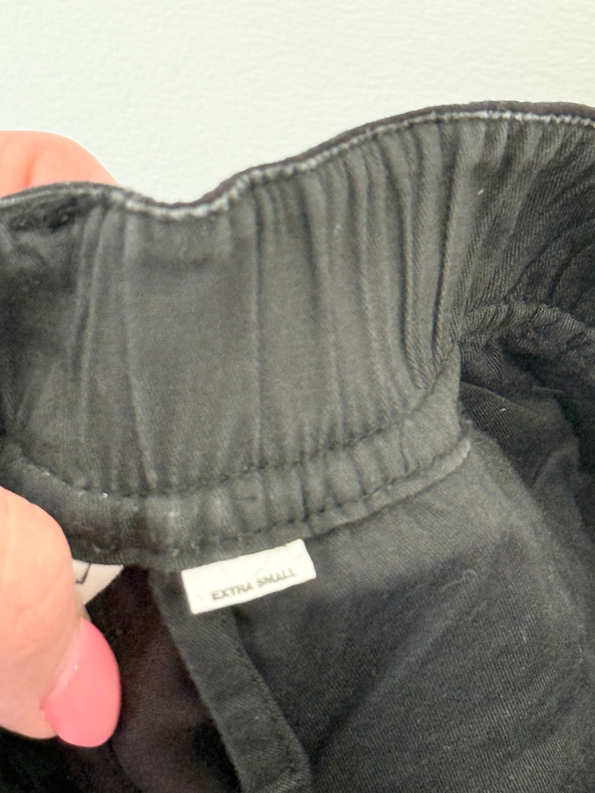 White Denim Kids Cargo Trousers