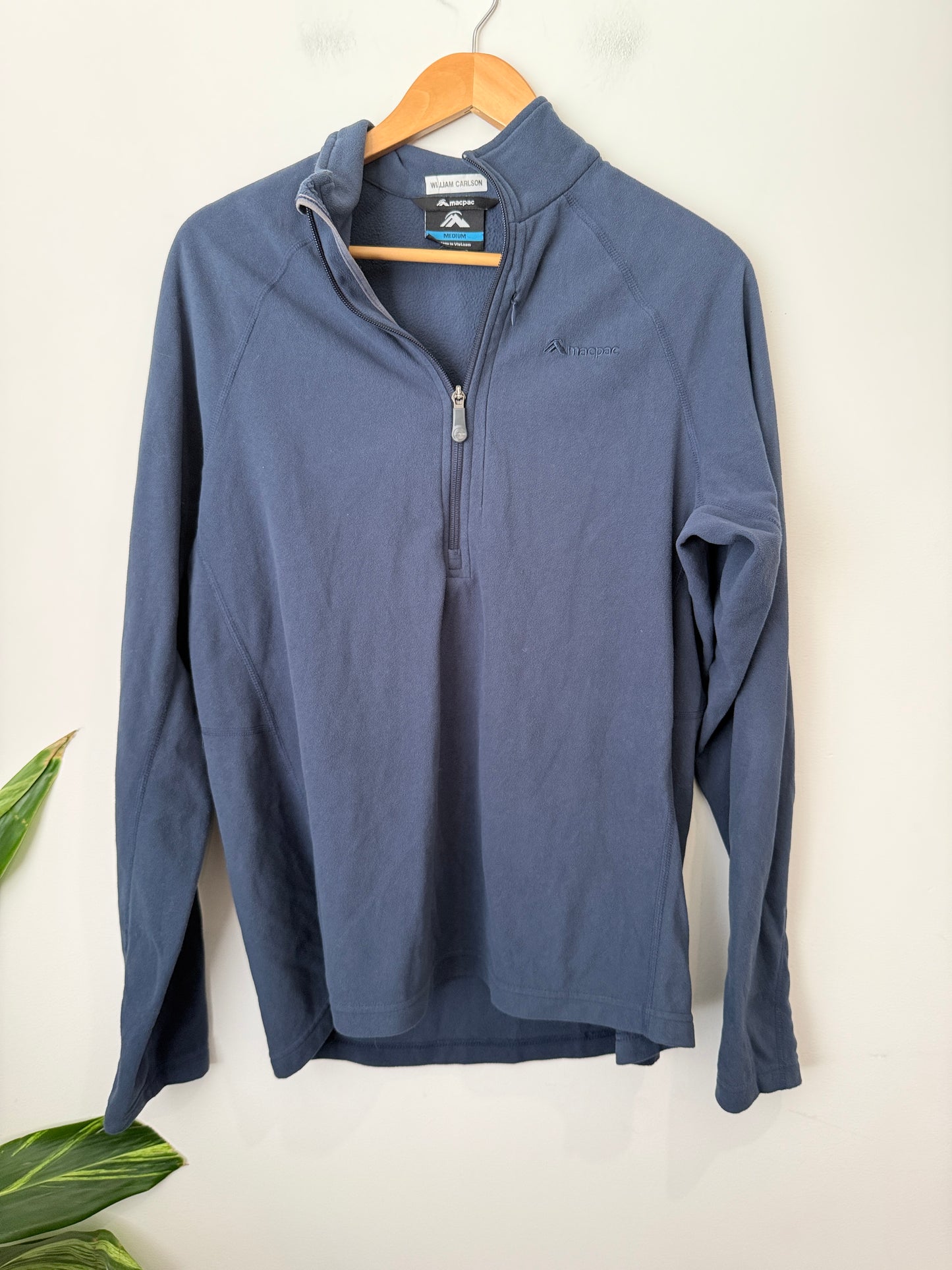 Macpac Quarter-zip Pullover Shirt Size Medium