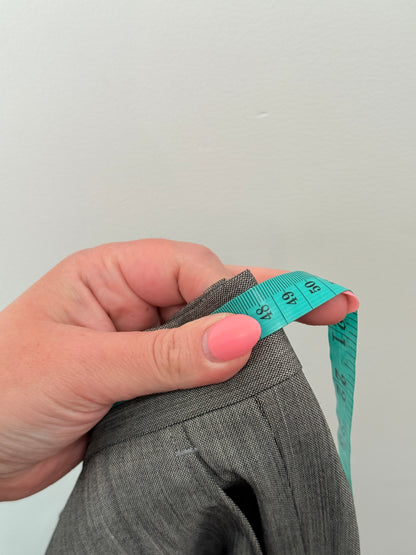 Emfur Textured Trousers Size U/Arm to U/Arm 48cm