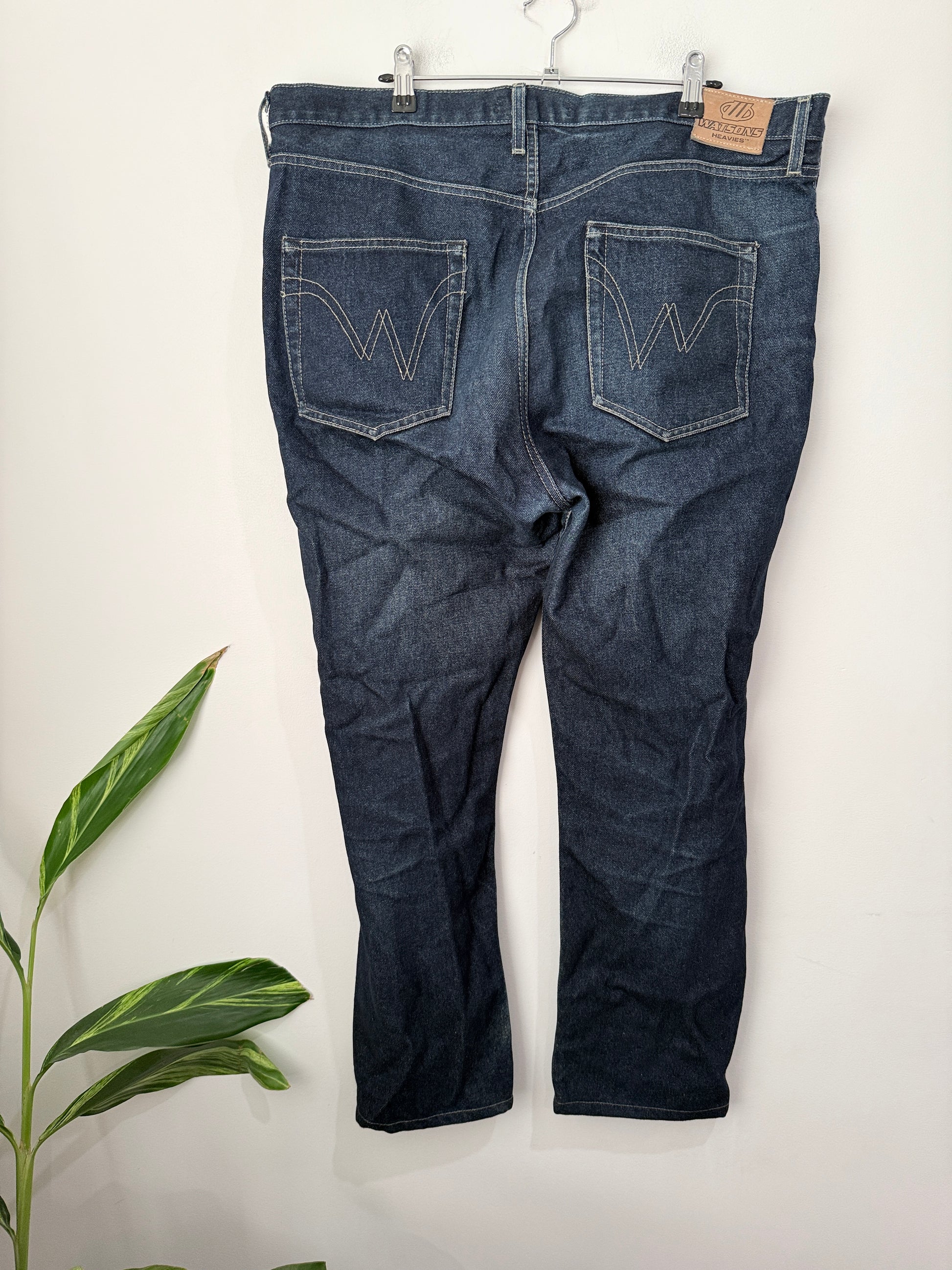 Watsons Heavies Straight-leg Denim Jeans Size Waist 102cm