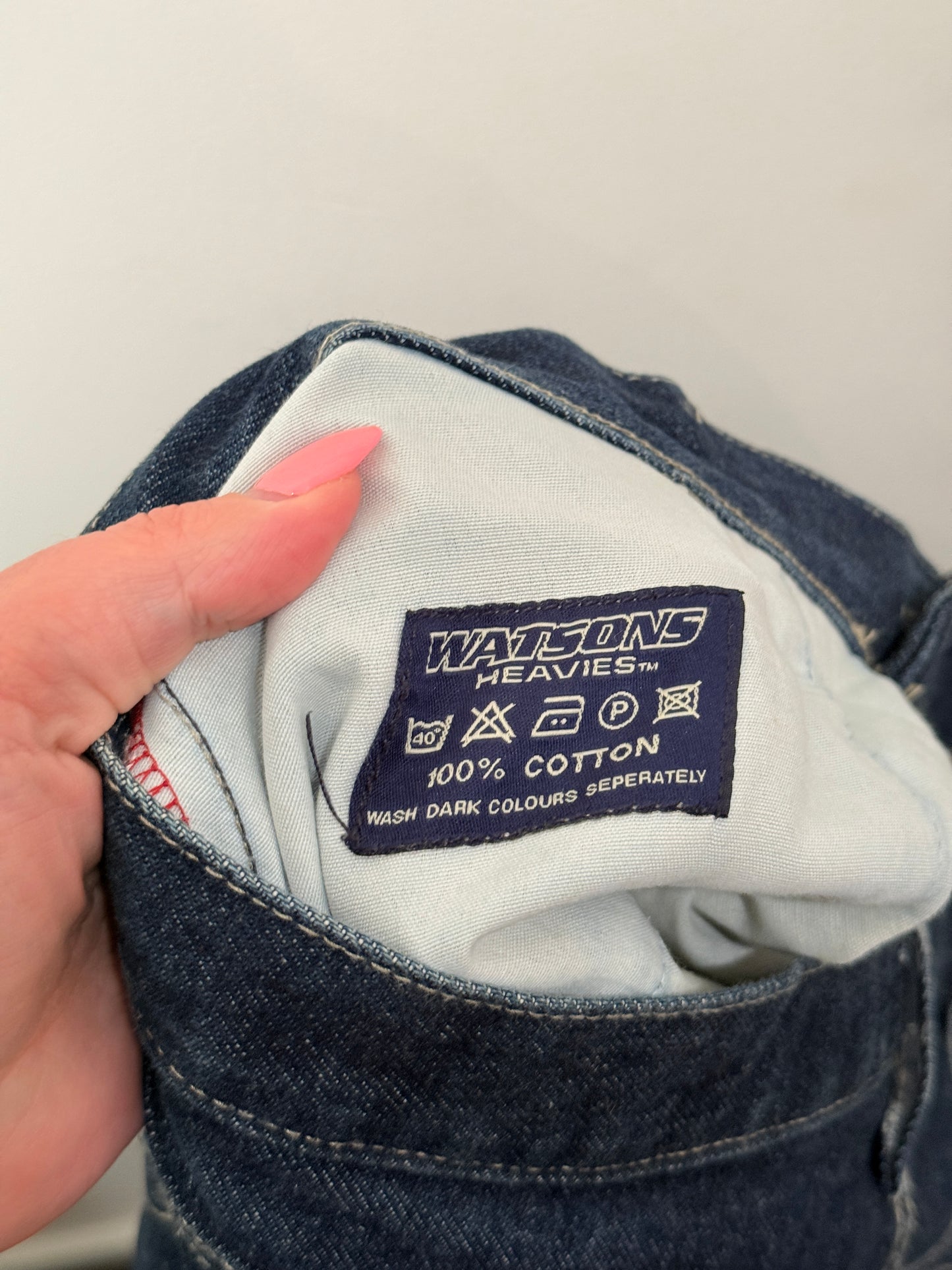 Watsons Heavies Straight-leg Denim Jeans Size Waist 102cm