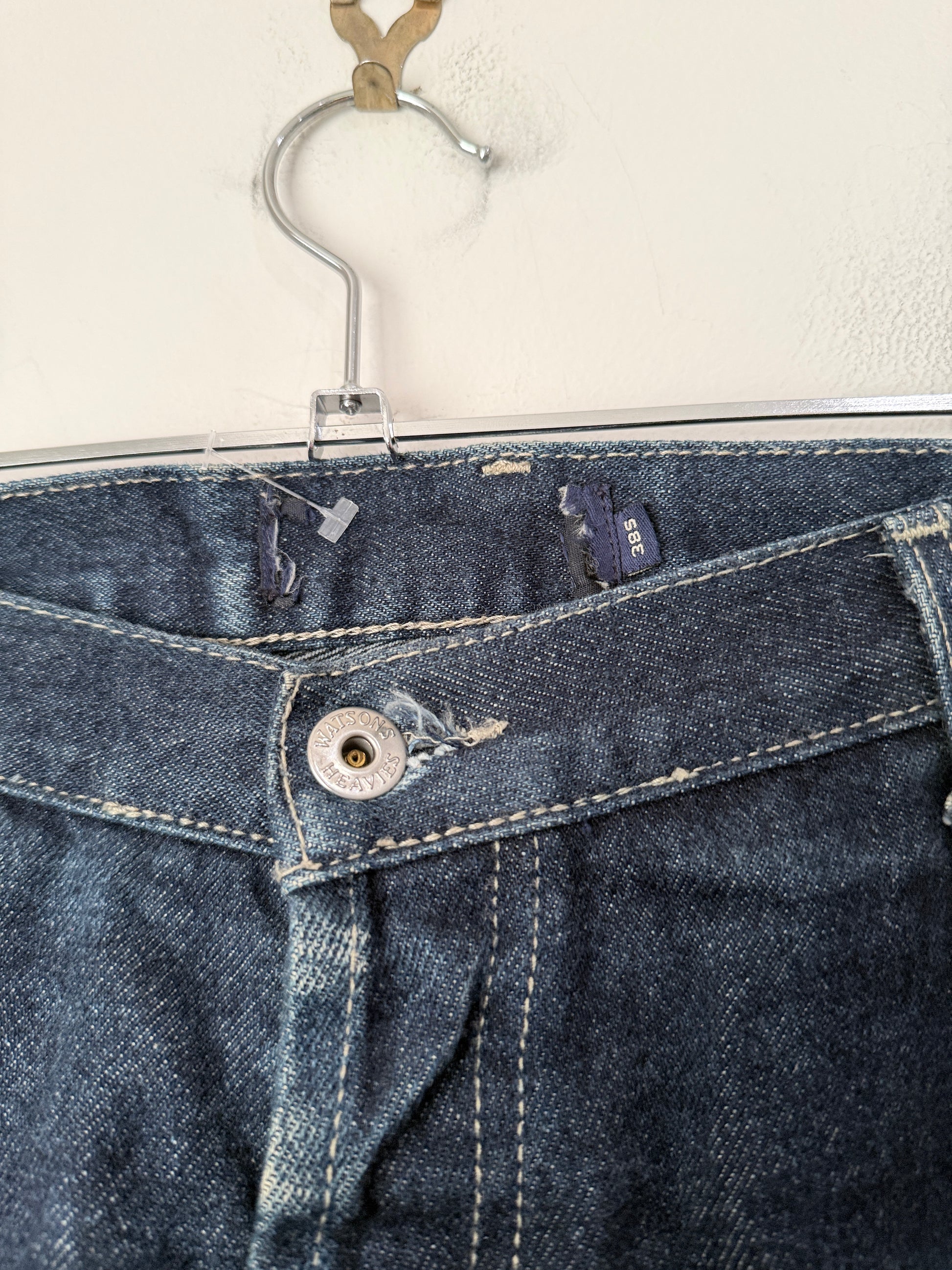 Watsons Heavies Straight-leg Denim Jeans Size Waist 102cm