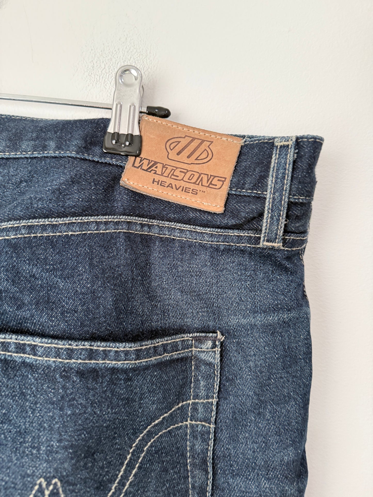 Watsons Heavies Straight-leg Denim Jeans Size Waist 102cm