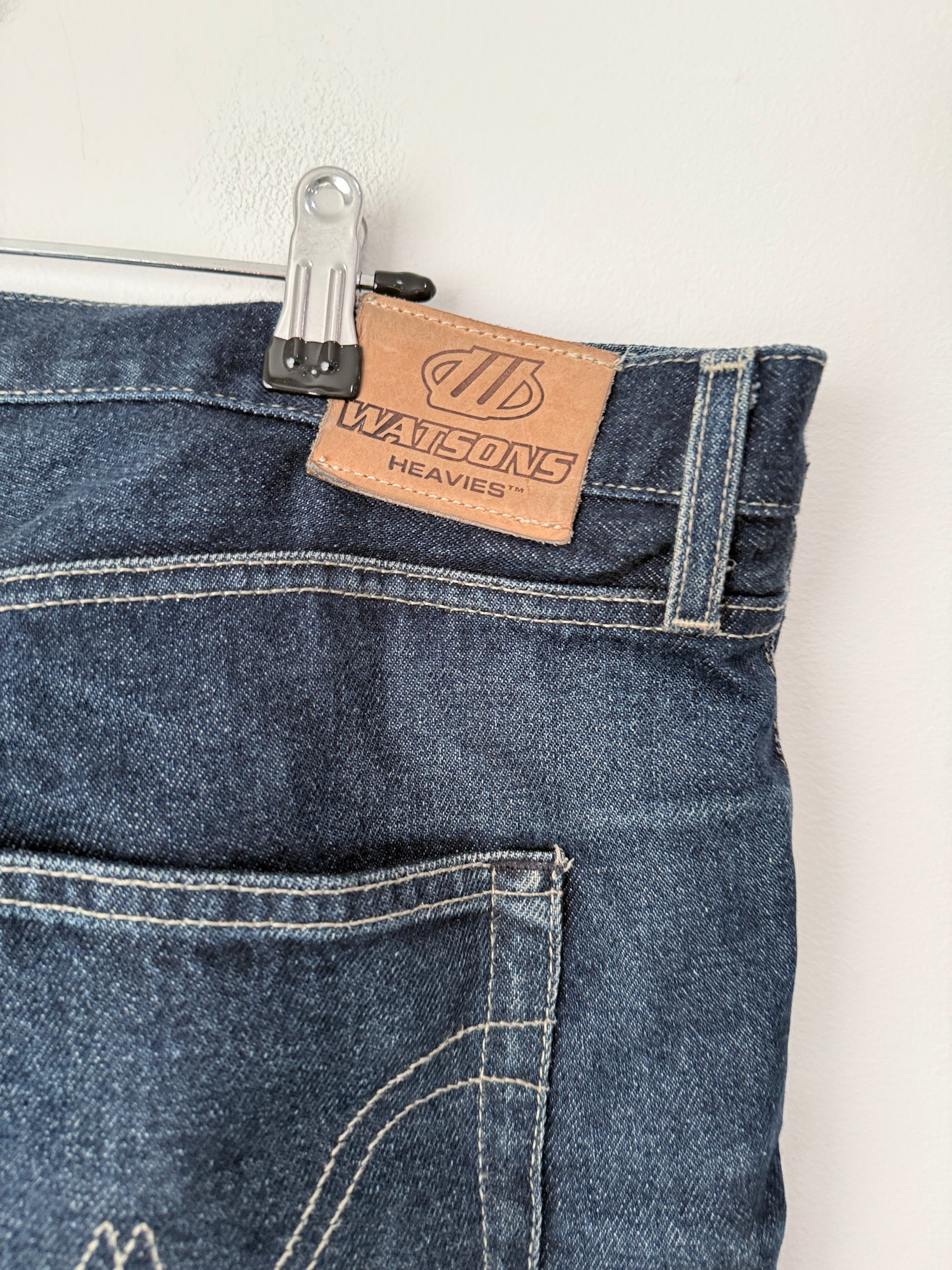 Watsons Heavies Straight-leg Denim Jeans Size Waist 102cm