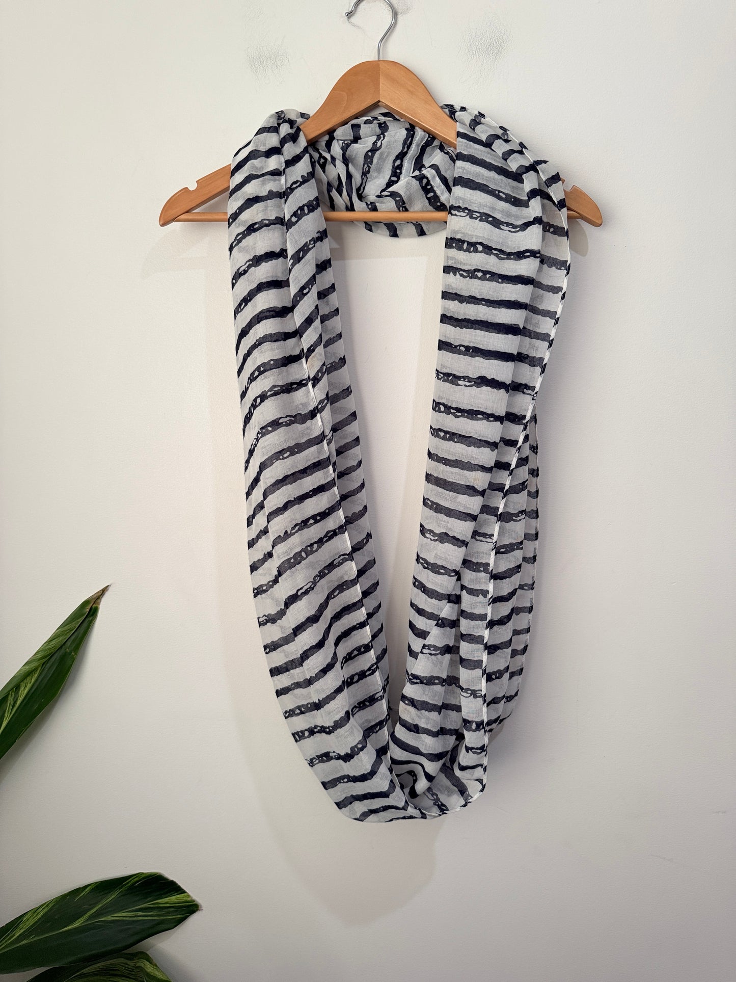 Striped Loop Scarf Size One Size