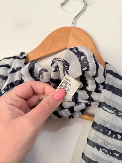 Striped Loop Scarf Size One Size
