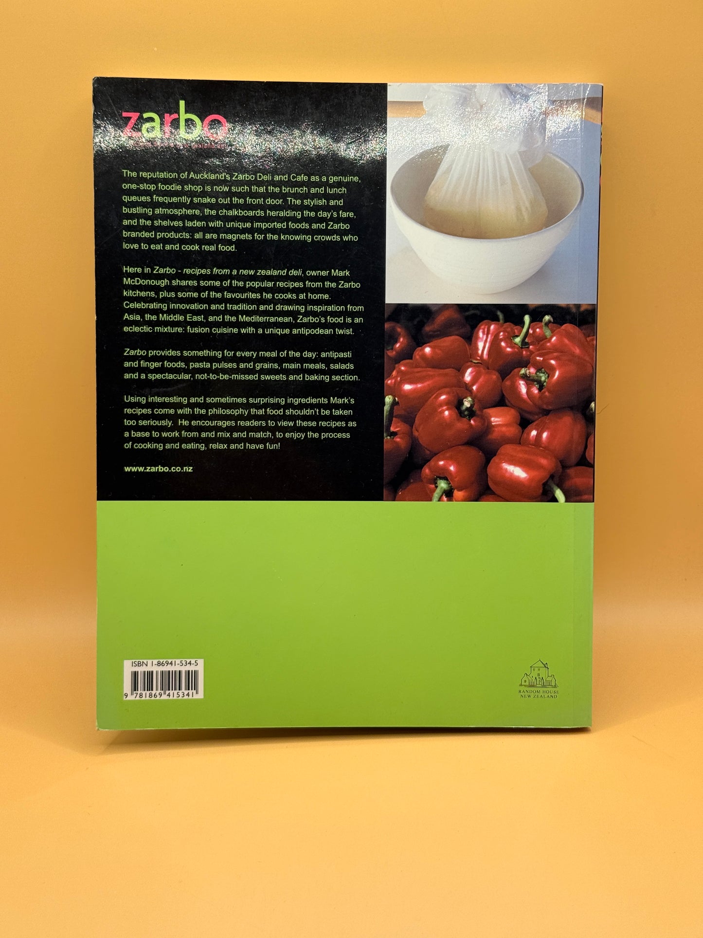Zarbo: Recipes from a New Zealand Deli by Mark McDonough and Zarbo Deli & Cafe