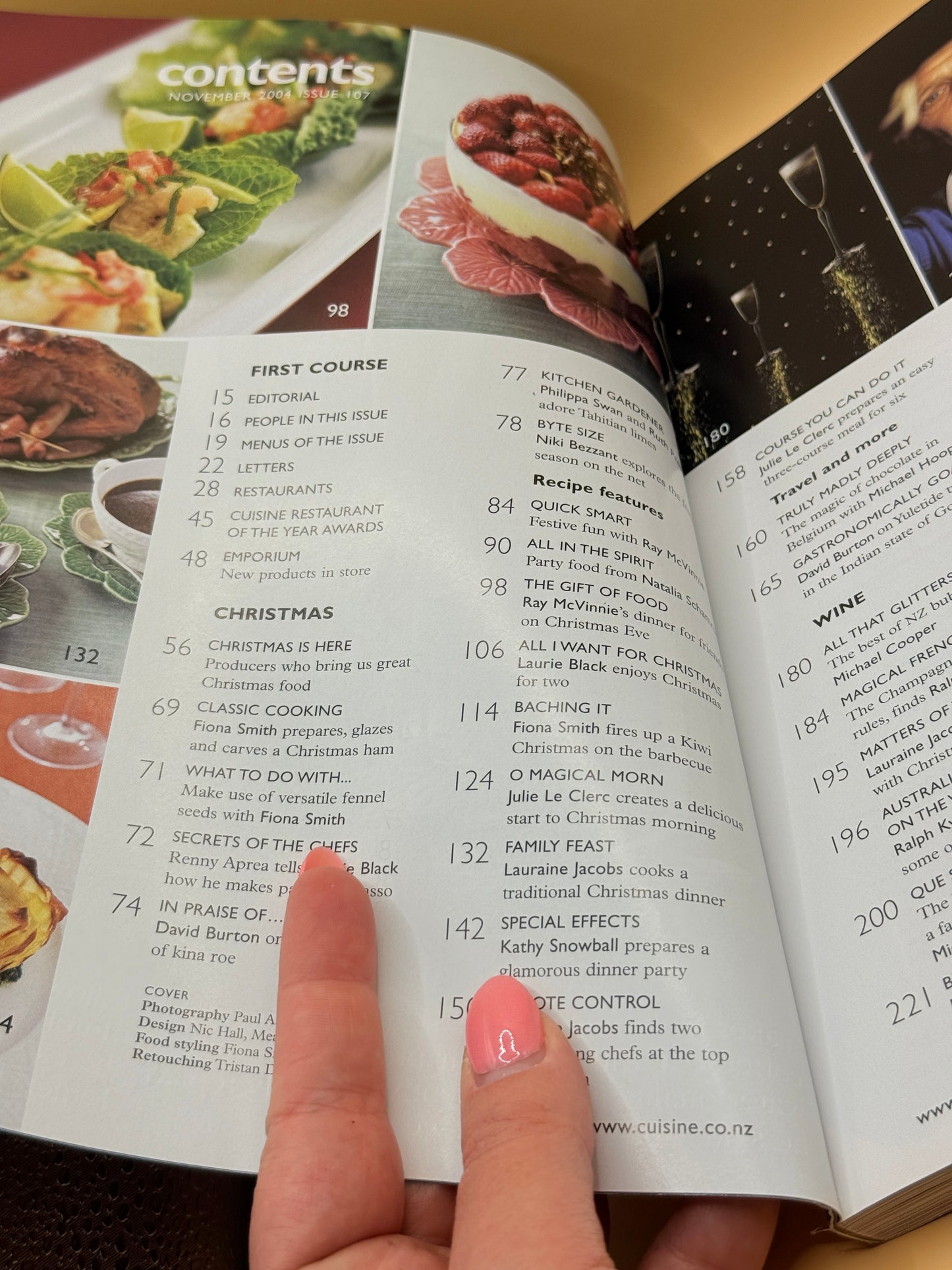 Cuisine – Issue 107, November 2004