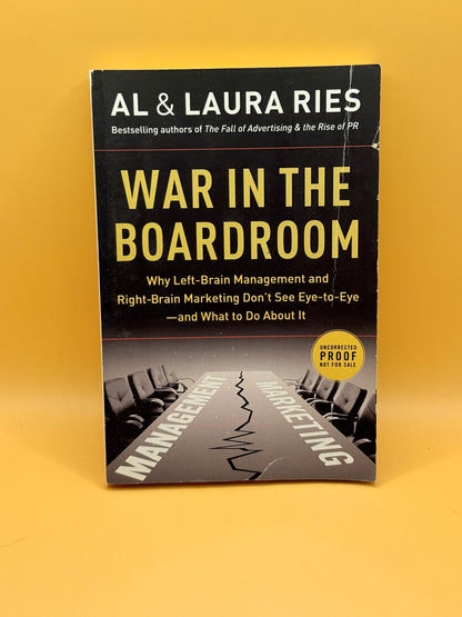 War in the Boardroom by Al Ries and Laura Ries