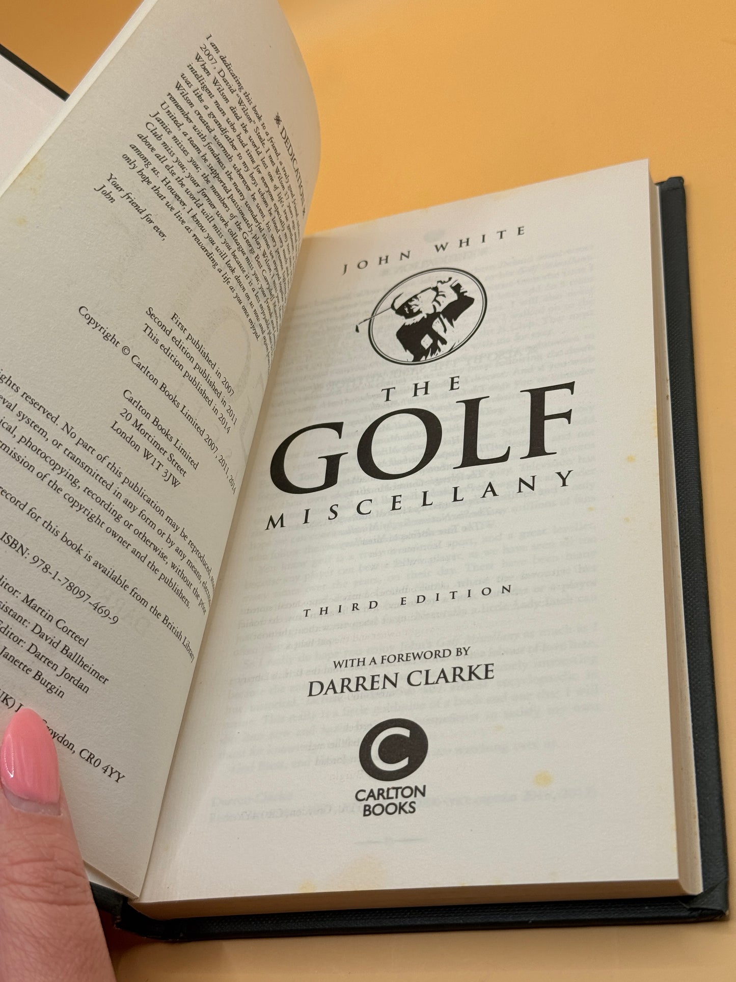 The Golf Miscellany, Third Edition by John White
