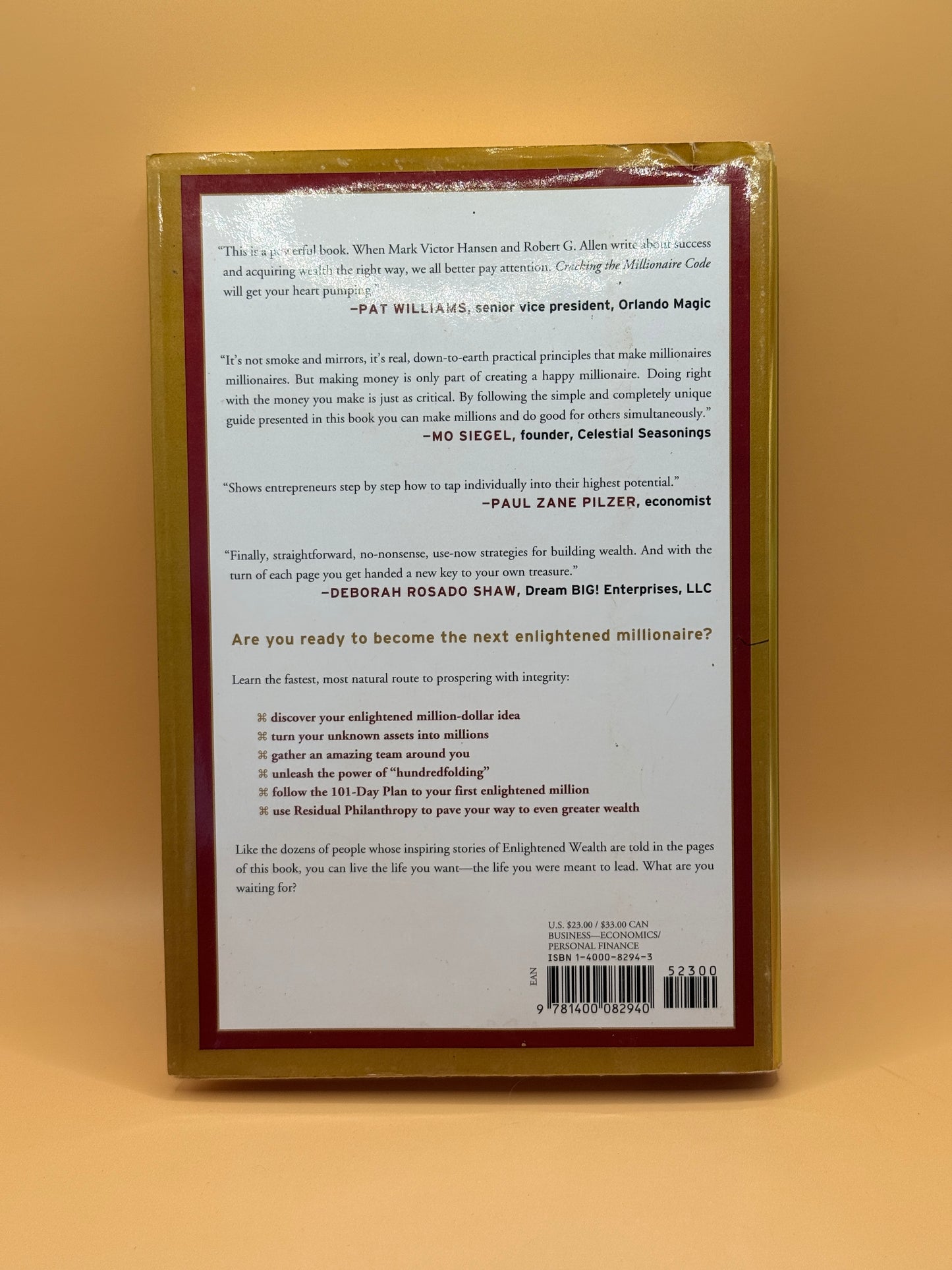 Cracking the Millionaire Code by Mark Victor Hansen and Robert G. Allen