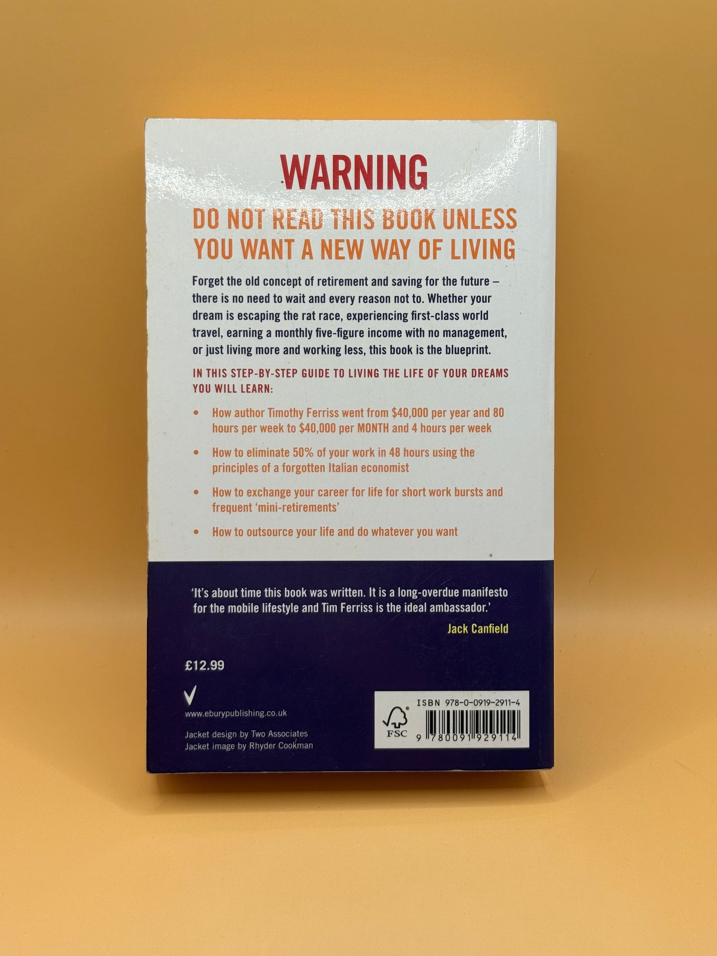 The 4-Hour Workweek by Timothy Ferriss