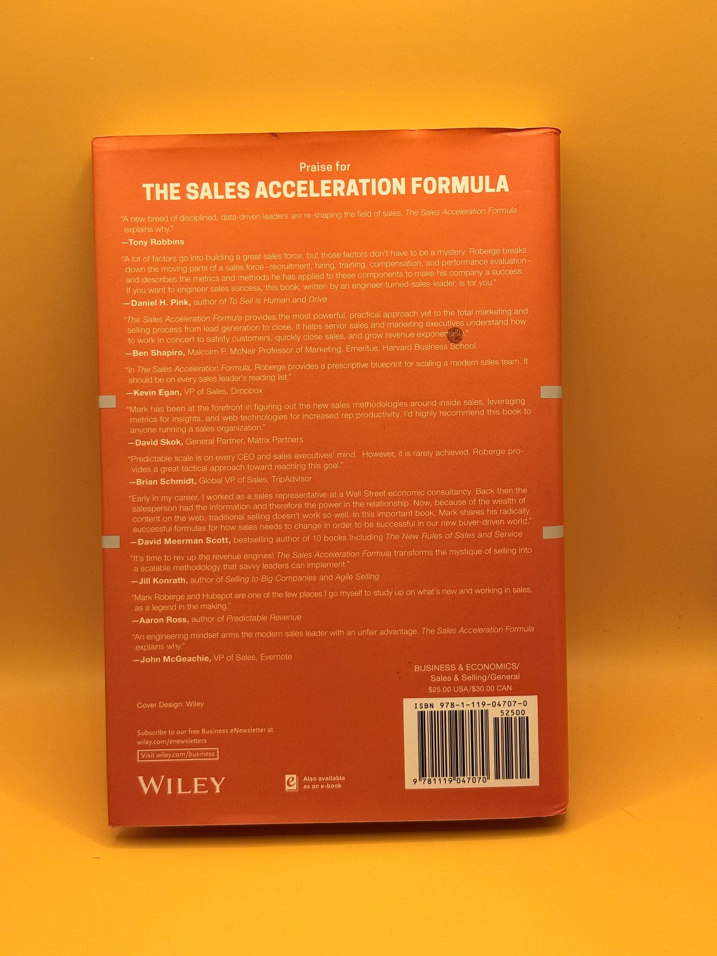 The Sales Acceleration Formula by Mark Roberge