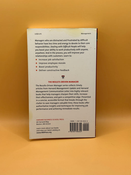 Dealing with Difficult People by Roberta Cava