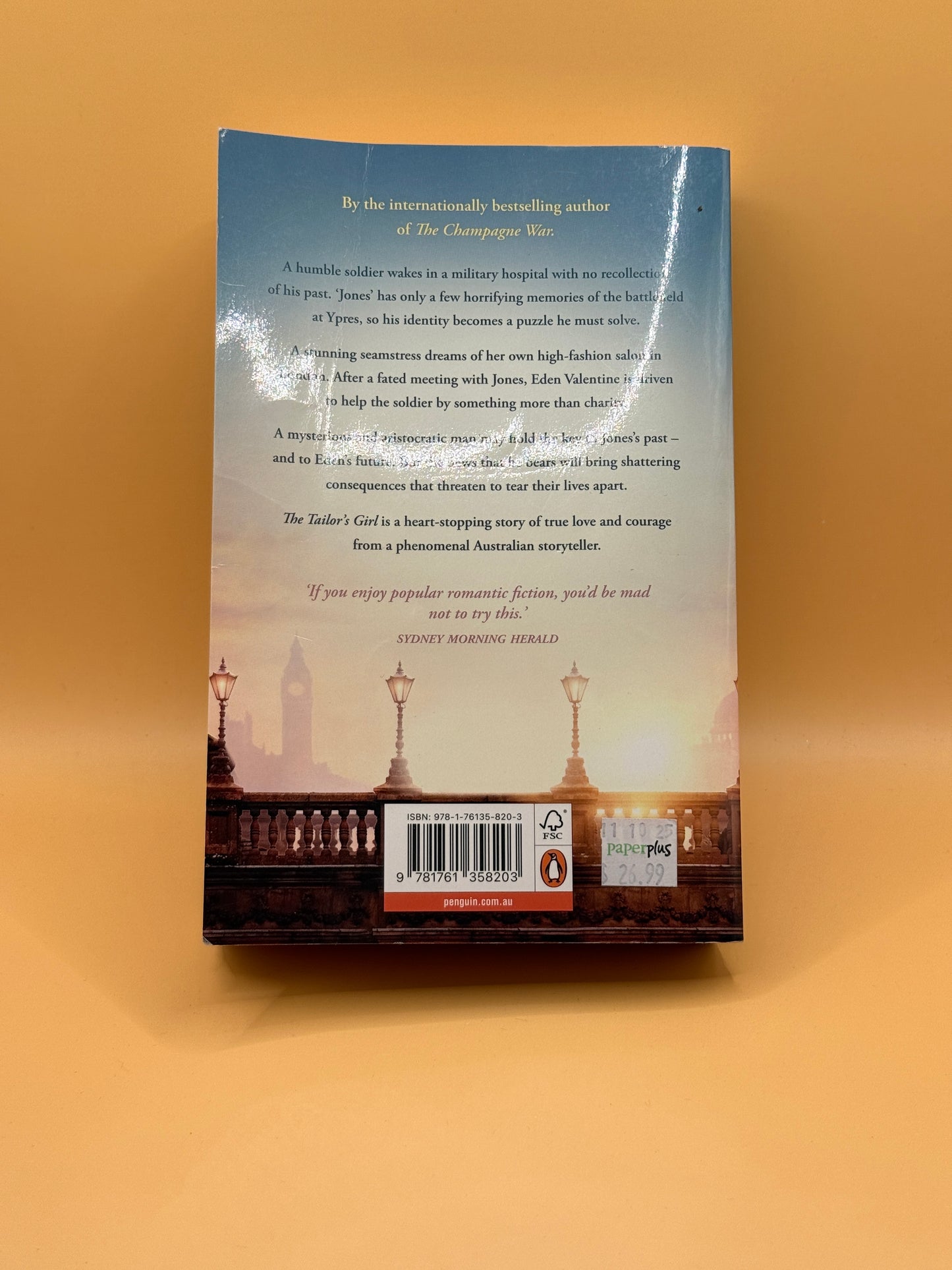 The Tailor's Girl by Fiona McIntosh
