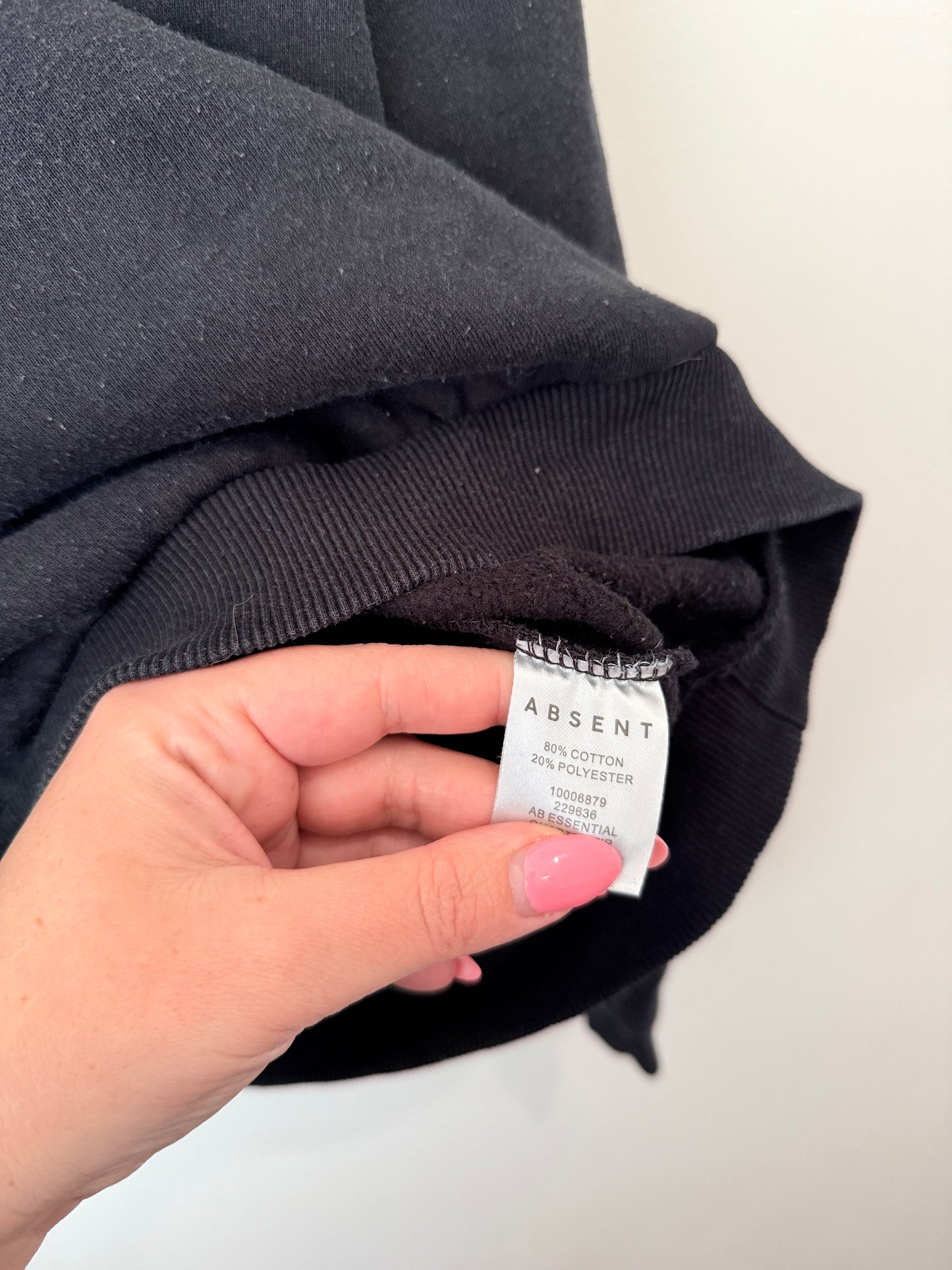 Absent Quarter-zip Sweatshirt Size S