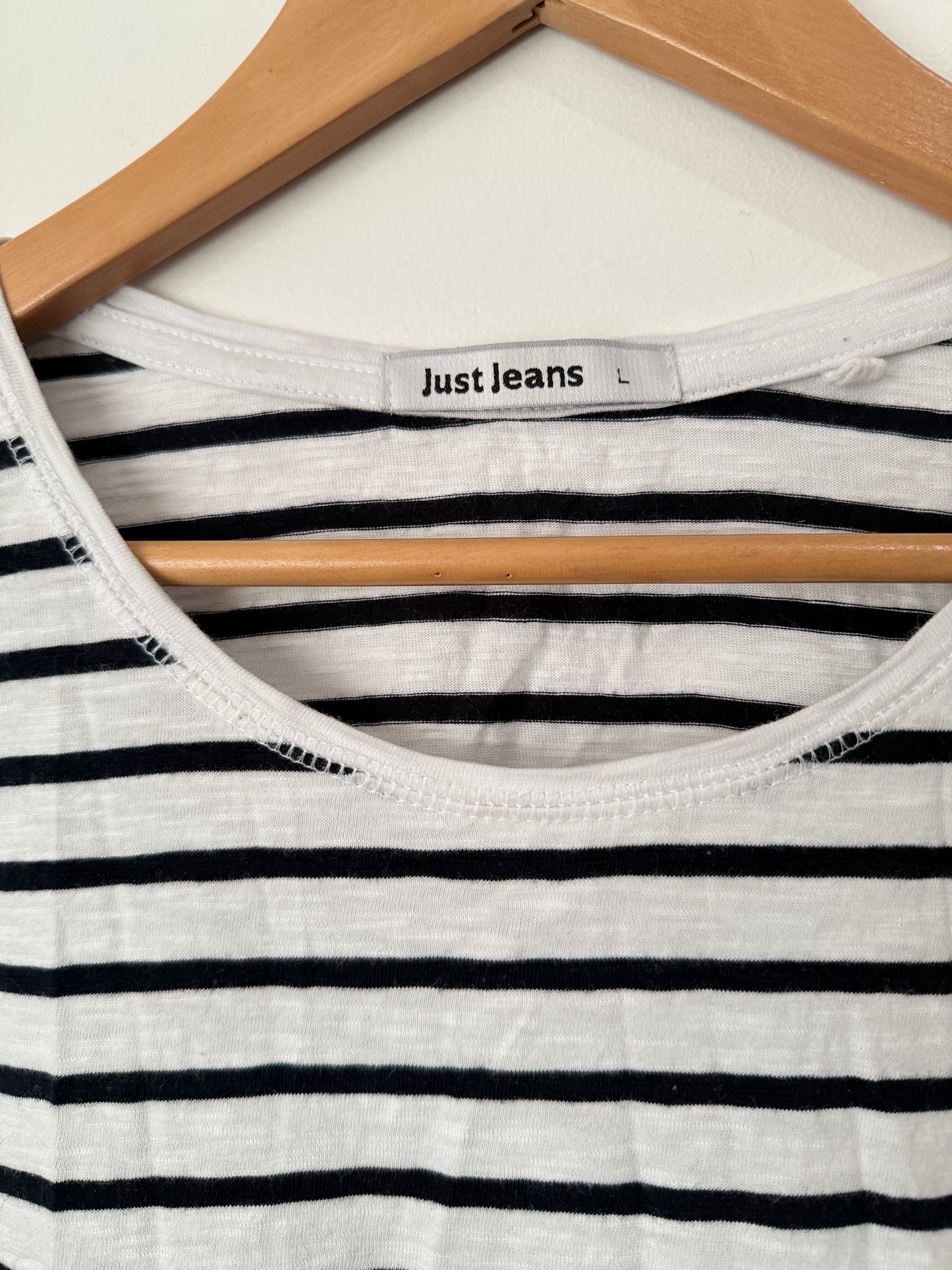 Just Jeans Striped Long-sleeve T-shirt Size L