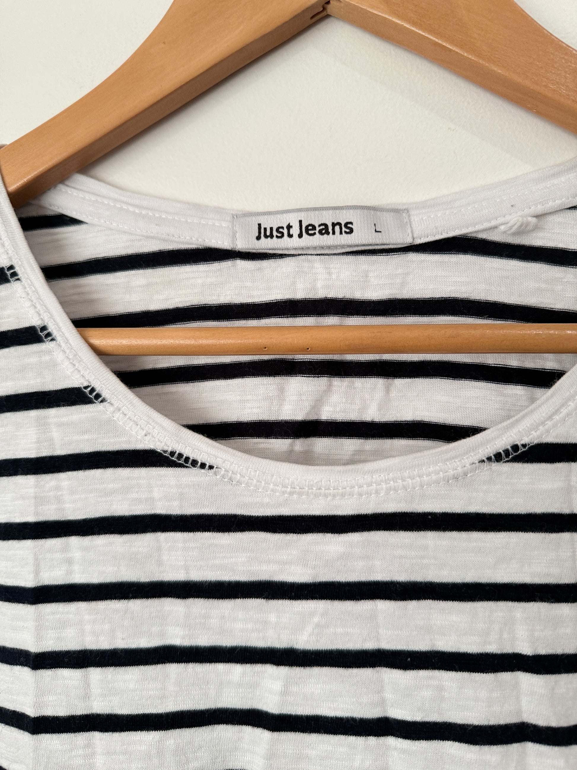 Just Jeans Striped Long-sleeve T-shirt Size L