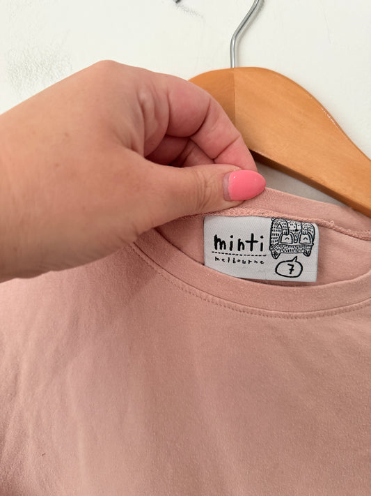 Minti Crewneck T-shirt Size 7