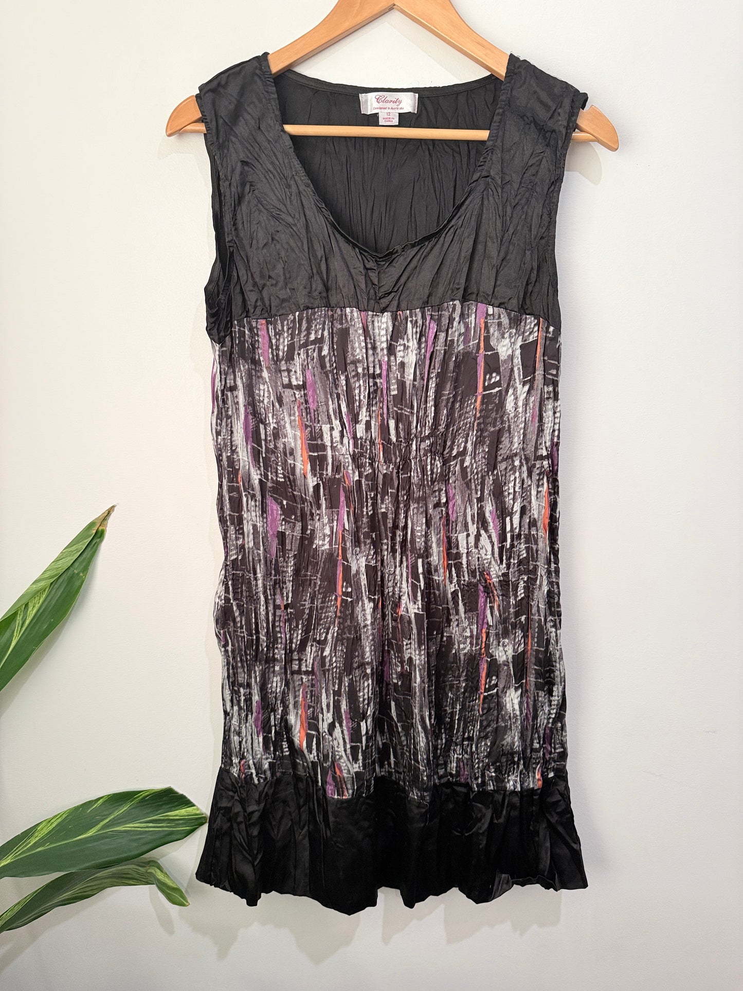 Clarity Sleeveless Dress Size 12
