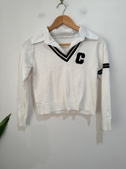 Brand Unknown College-style Top Size U/Arm to U/Arm 41cm